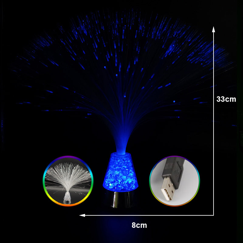 LED beleuchteter Schleierkrautbaum