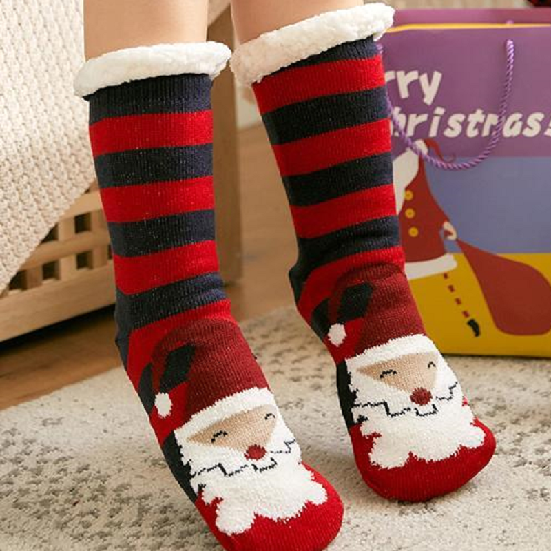 Ultra-Plüsch Weiche Rutschfeste Socken, 1 Paar