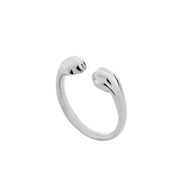 Süßer Katzenpfoten Ring