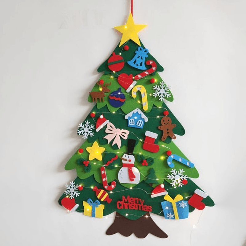 Neuer verbesserter DIY-Filz-Weihnachtsbaum